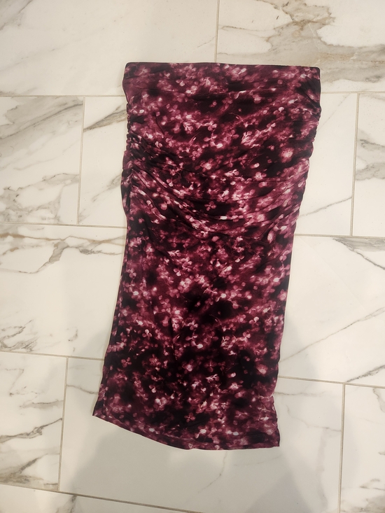 Calvin Klein Dresses & Skirts - Calvin Klein Berry and Black Printed Midi Skirt